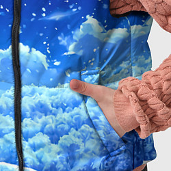 Детский жилет Заснеженный лес, цвет: 3D-черный — фото 2