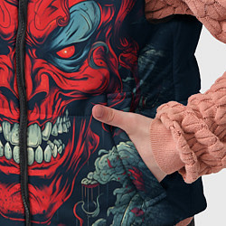 Детский жилет Red demon Oni, цвет: 3D-черный — фото 2