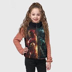 Детский жилет Железный Человек - Доктор Дум, цвет: 3D-светло-серый — фото 2