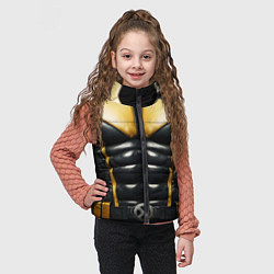 Детский жилет Костюм Росомахи из люди икс, цвет: 3D-светло-серый — фото 2