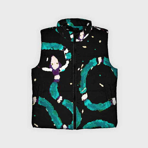 Детский жилет Змейки на охоте / 3D-Черный – фото 1