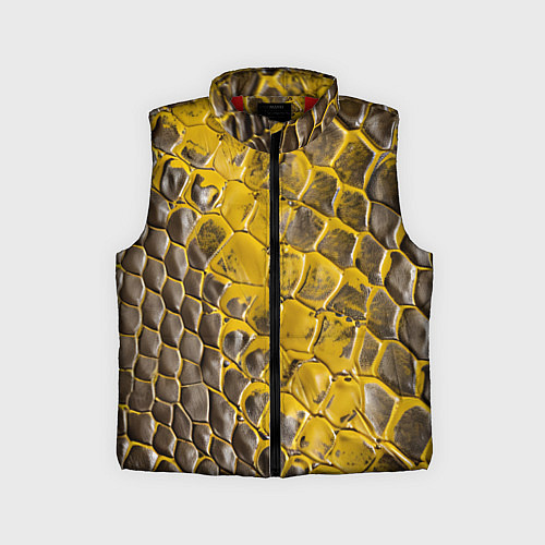 Детский жилет Красивая кожа змеи / 3D-Красный – фото 1