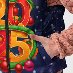 Детский жилет Змея и мандарины 2025, цвет: 3D-светло-серый — фото 2