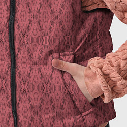 Детский жилет Терракотовый абстрактный геометрический узор, цвет: 3D-красный — фото 2