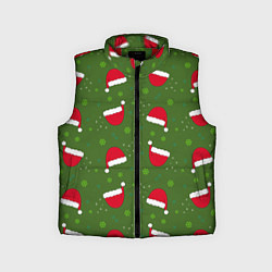 Детский жилет Шапка Санты, цвет: 3D-красный