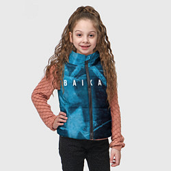 Детский жилет Лёд Байкала, цвет: 3D-черный — фото 2