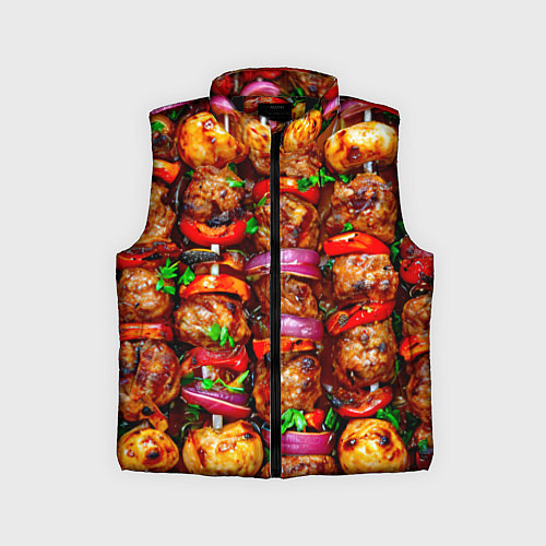 Детский жилет Шашлычок / 3D-Черный – фото 1