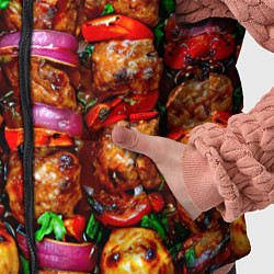 Детский жилет Шашлычок, цвет: 3D-черный — фото 2