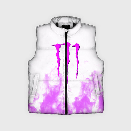 Детский жилет Monster energy neon flame / 3D-Черный – фото 1