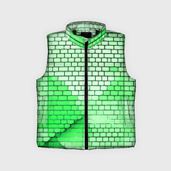 Детский жилет Зелёные кирпичики