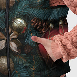 Детский жилет Новогодние украшения на елочке, цвет: 3D-красный — фото 2