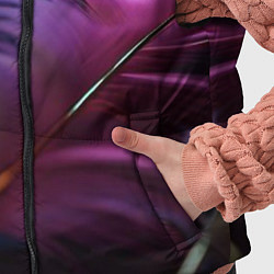 Детский жилет Перья неоновой птицы, цвет: 3D-красный — фото 2