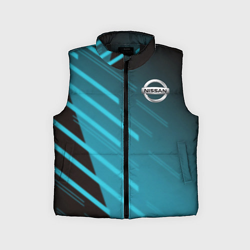 Детский жилет Nissan geometry sport / 3D-Черный – фото 1