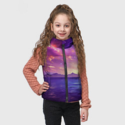 Детский жилет Волшебная галактика, цвет: 3D-красный — фото 2