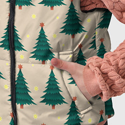 Детский жилет Новогодняя ель, цвет: 3D-красный — фото 2