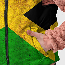 Детский жилет Jamaica flag, цвет: 3D-черный — фото 2