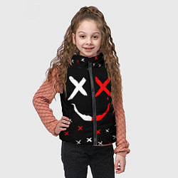 Детский жилет Smile face, цвет: 3D-черный — фото 2