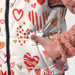 Детский жилет Любовный паттерн, цвет: 3D-светло-серый — фото 2