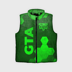 Детский жилет GTA - green gradient вертикально