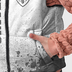 Детский жилет Leeds United - white gradient вертикально, цвет: 3D-черный — фото 2