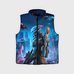 Детский жилет Mass Effect - neon glow fantastic