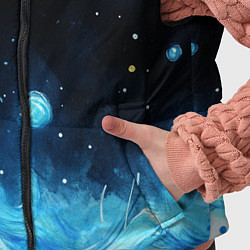 Детский жилет Синяя светящееся краска, цвет: 3D-черный — фото 2