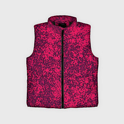 Детский жилет Насыщенный розовый текстура