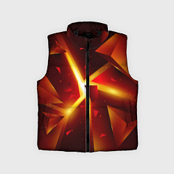 Детский жилет Трехмерный взрыв неоновых плит абстракция