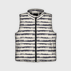 Детский жилет Тёмные полосы на светлом
