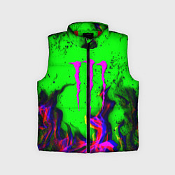 Детский жилет Monster Energy flame, цвет: 3D-красный