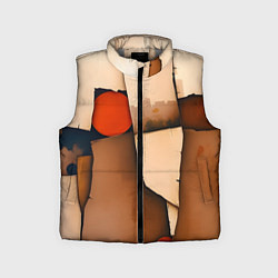 Детский жилет Фрагментированная композиция