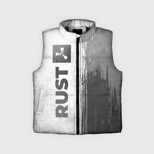 Детский жилет Rust - white gradient по-вертикали / 3D-Черный – фото 1