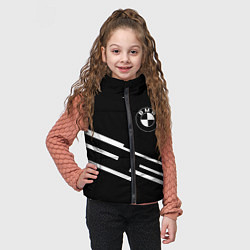 Детский жилет BMW geometry line, цвет: 3D-черный — фото 2