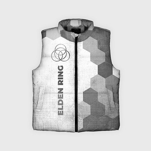 Детский жилет Elden Ring - white gradient по-вертикали / 3D-Черный – фото 1