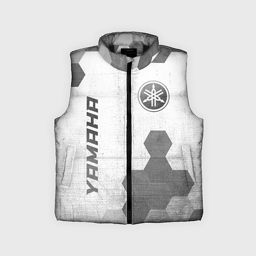 Детский жилет Yamaha - white gradient вертикально / 3D-Черный – фото 1