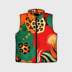 Детский жилет Анималистичный африканский паттерн
