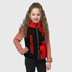 Детский жилет Jaguar - red gradient по-вертикали, цвет: 3D-черный — фото 2