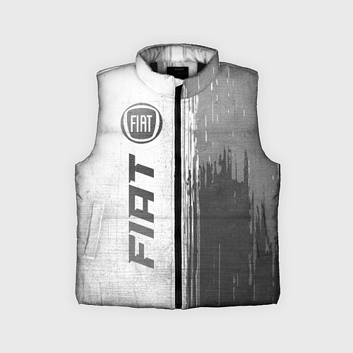 Детский жилет Fiat - white gradient по-вертикали / 3D-Черный – фото 1