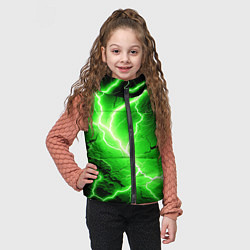 Детский жилет Color green black, цвет: 3D-черный — фото 2