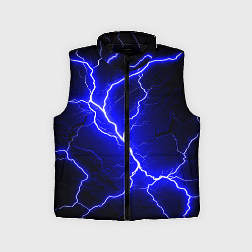 Детский жилет Color blue black / 3D-Черный – фото 1