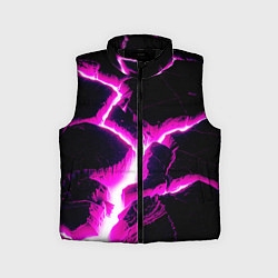 Детский жилет Color pink black, цвет: 3D-черный