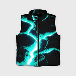 Детский жилет Color light blue black, цвет: 3D-черный