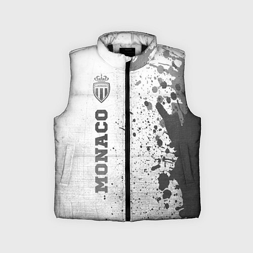 Детский жилет Monaco - white gradient по-вертикали / 3D-Черный – фото 1