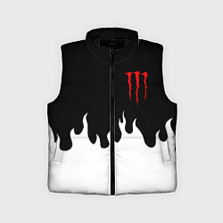 Детский жилет Monster energy red logo, цвет: 3D-черный