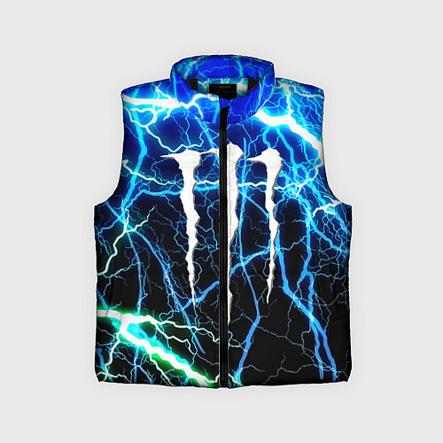 Детский жилет Monster energy electro / 3D-Черный – фото 1