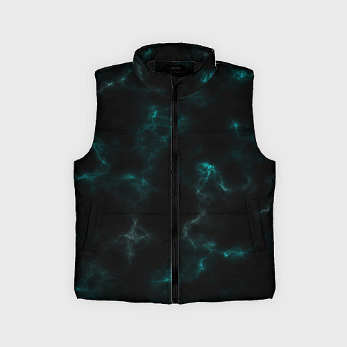 Детский жилет Color black turquoise / 3D-Черный – фото 1