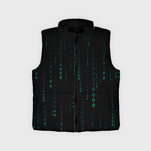 Детский жилет Color black turquoise / 3D-Черный – фото 1
