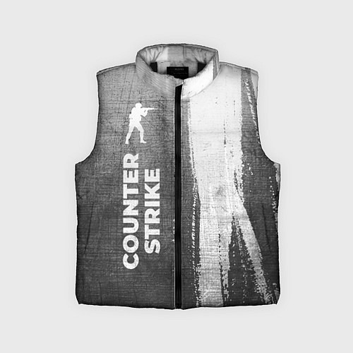 Детский жилет Counter Strike - grey gradient по-вертикали / 3D-Черный – фото 1