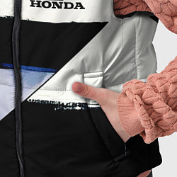 Детский жилет Honda логотип, цвет: 3D-черный — фото 2