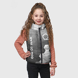 Детский жилет God of War - grey gradient вертикально, цвет: 3D-черный — фото 2